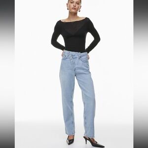 NWOT AGOLDE Criss Cross Upsized Jean